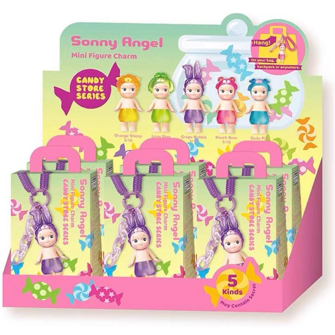 Sonny Angel Keychain Charm Series (1) Assorted Sealed Blind Box Original Mini Figure, Limited Edition