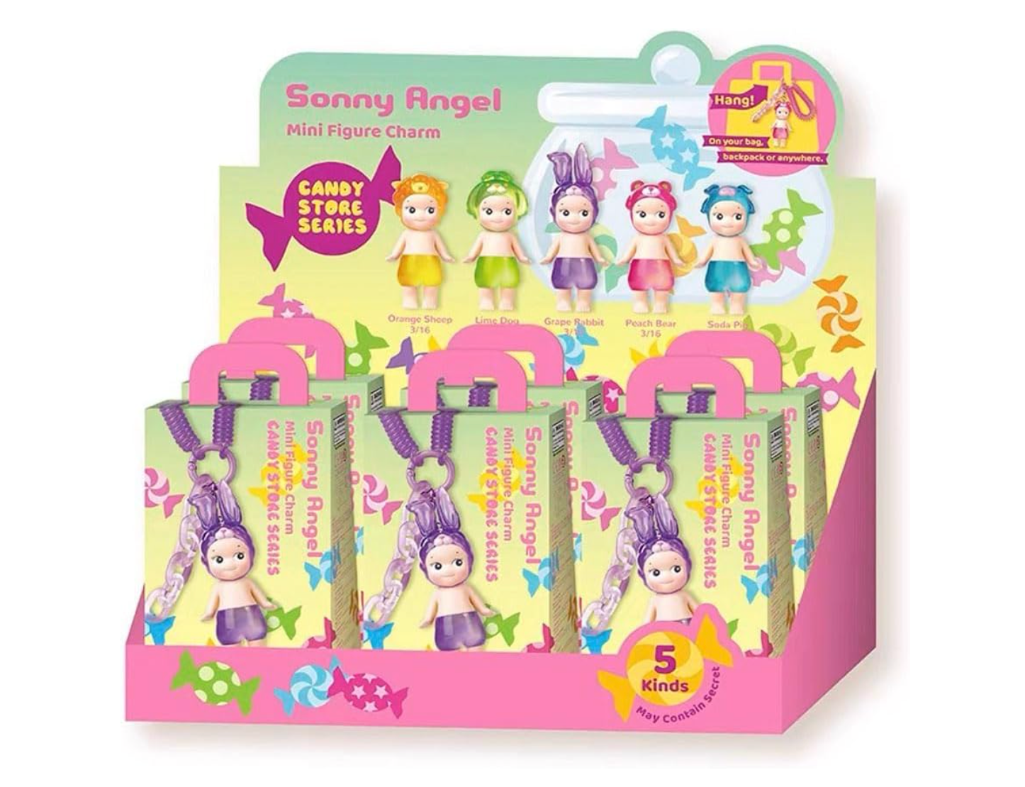 Sonny Angel Keychain Charm Series (1) Assorted Sealed Blind Box Original Mini Figure, Limited Edition
