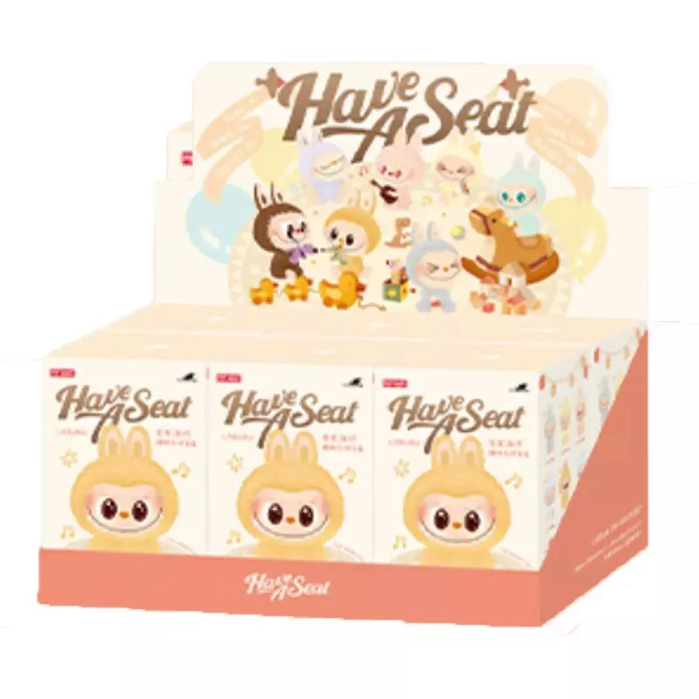 THE MONSTERS LABUBU Vinyl Plush Have A Seat Series Plush Pendant Blind Box